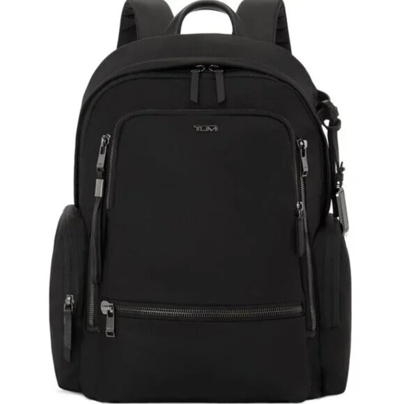 NWOT TUMI Voyageur Celina Backpack Black Gunmetal - Picture 1 of 12